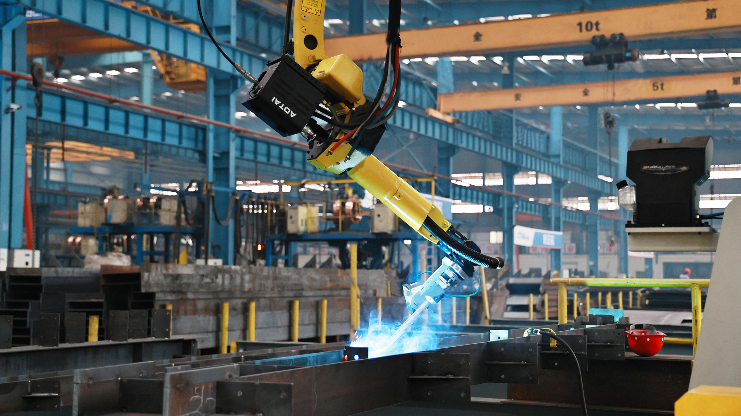 Opening a new era of intelligent welding! Jiangsu Beiren's teaching-free robot intelligent welding system is officially released!